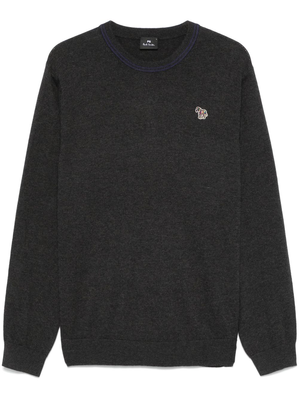 Paul Smith 斑马logo毛衣 - 灰色
