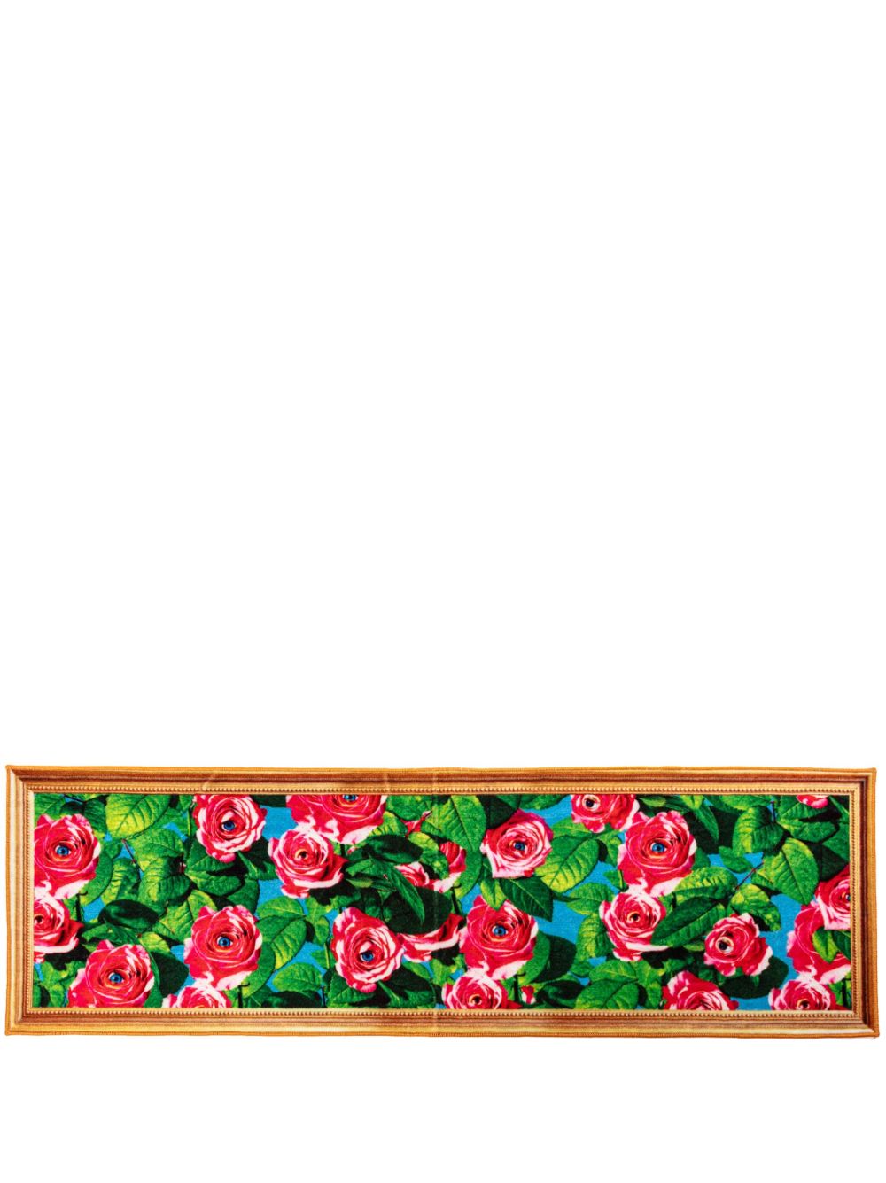 Seletti Roses With Eyes 地垫（200x60厘米） - 彩色