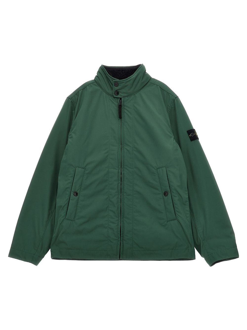 Stone Island Junior 双面夹克 - 绿色
