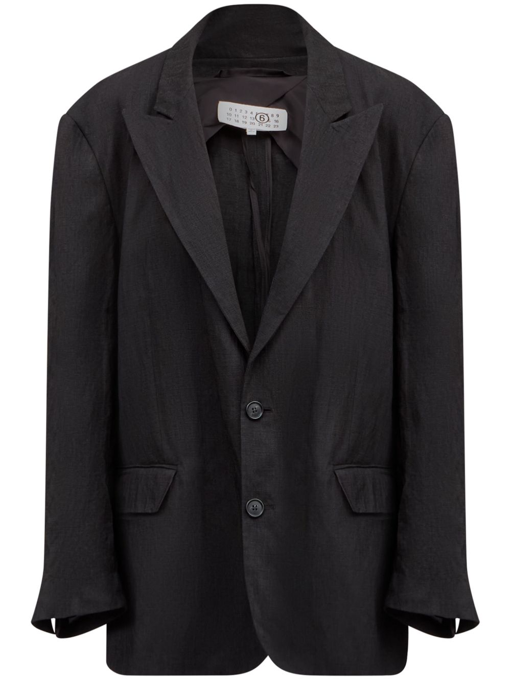 MM6 Maison Margiela 单针西装夹克 - 黑色