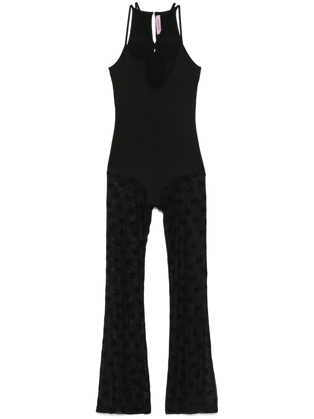 Margherita MACCAPANI The Dance Suit 连体长裤 - 黑色