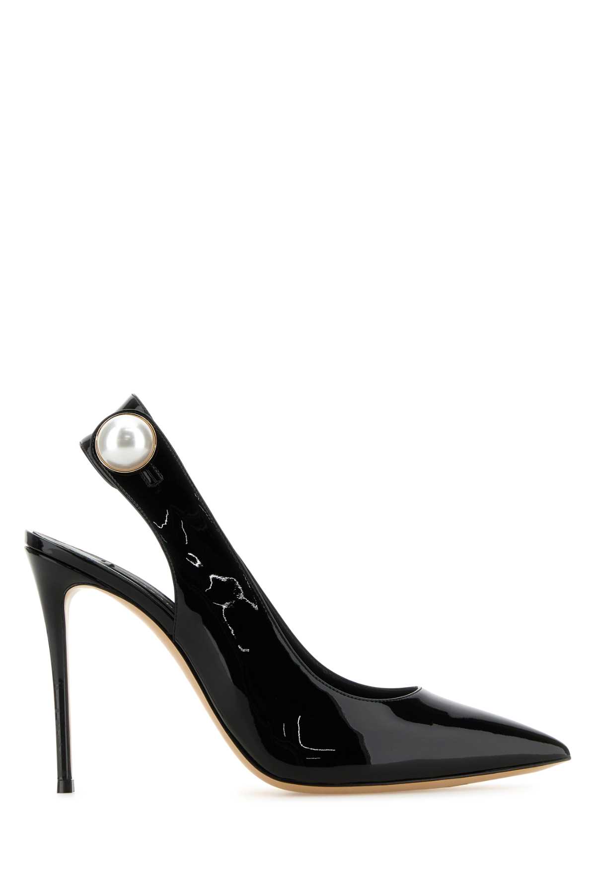 Casadei Black Leather Pumps