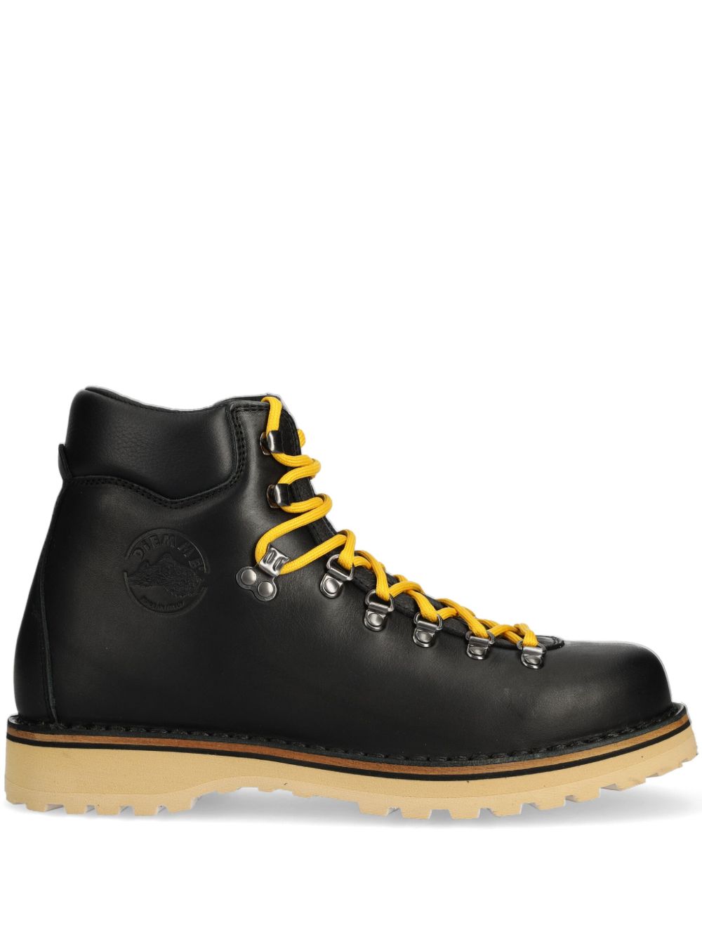 Diemme lace-up ankle boots - 黑色