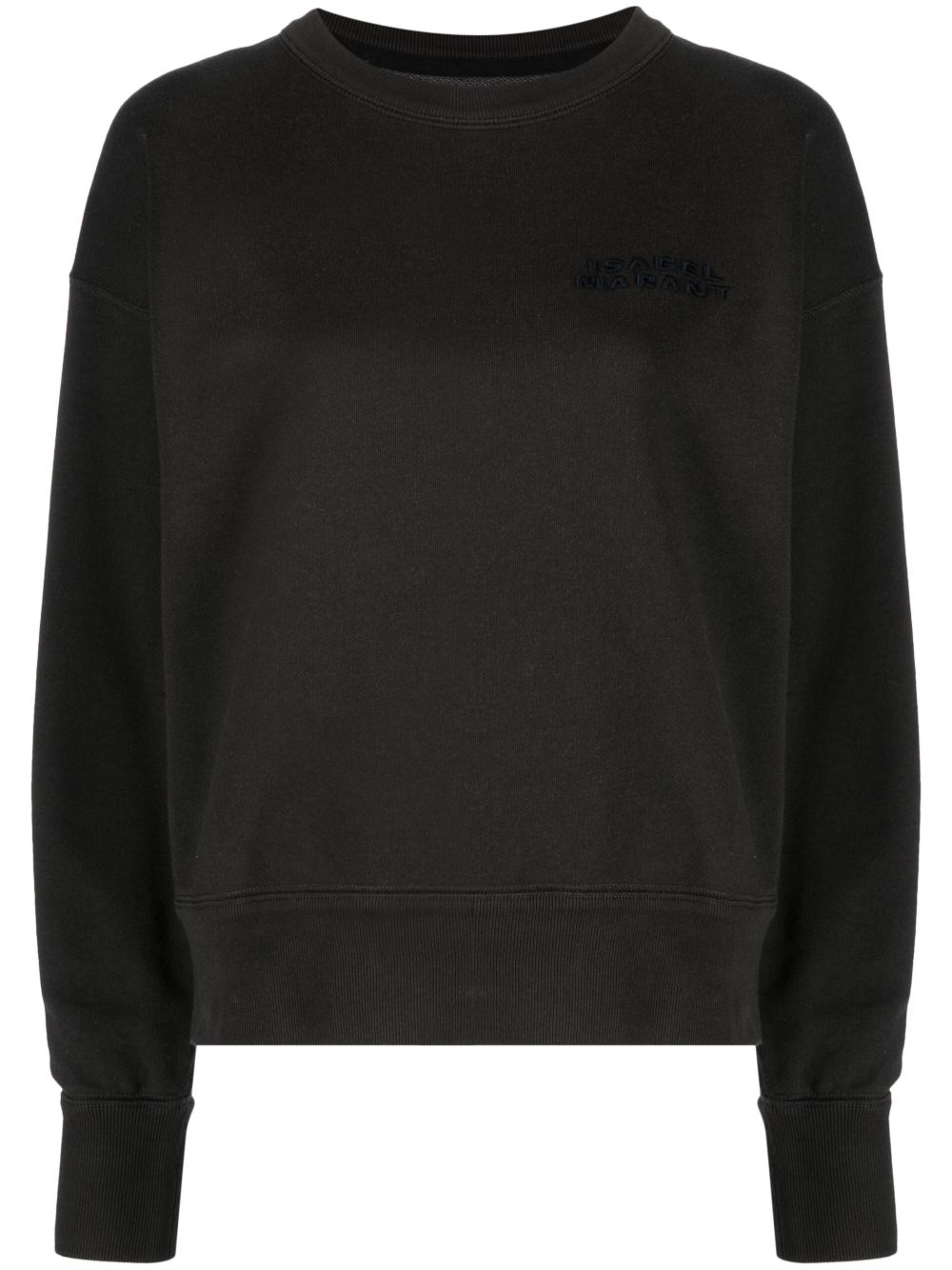 ISABEL MARANT Shad logo刺绣卫衣 - 黑色