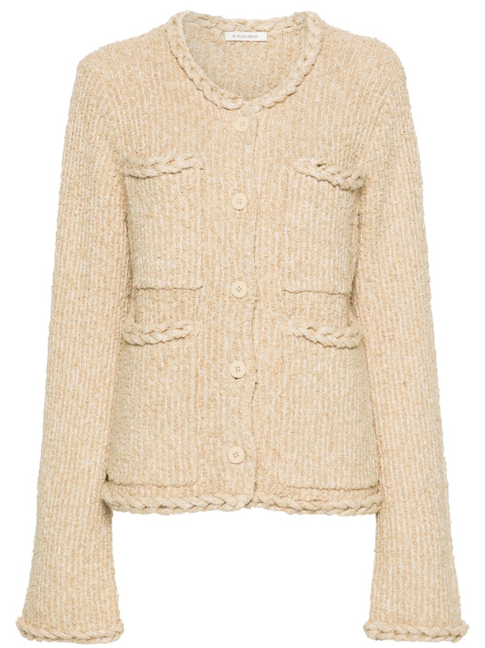 By Malene Birger Mariko 粗针织开衫 - 中性色