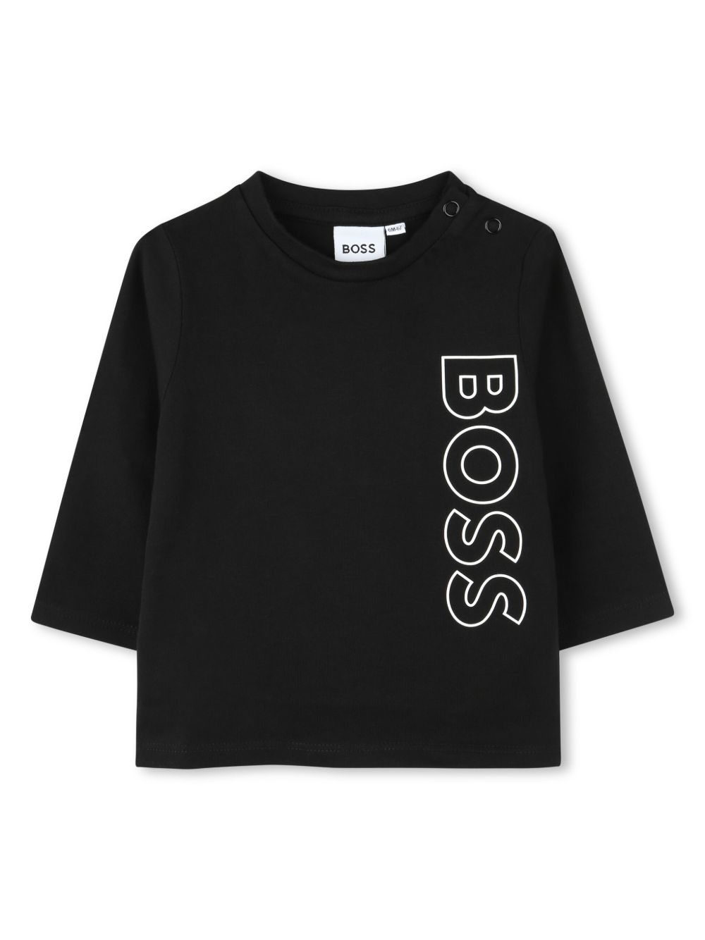 BOSS Kidswear logo-print T-shirt - 黑色