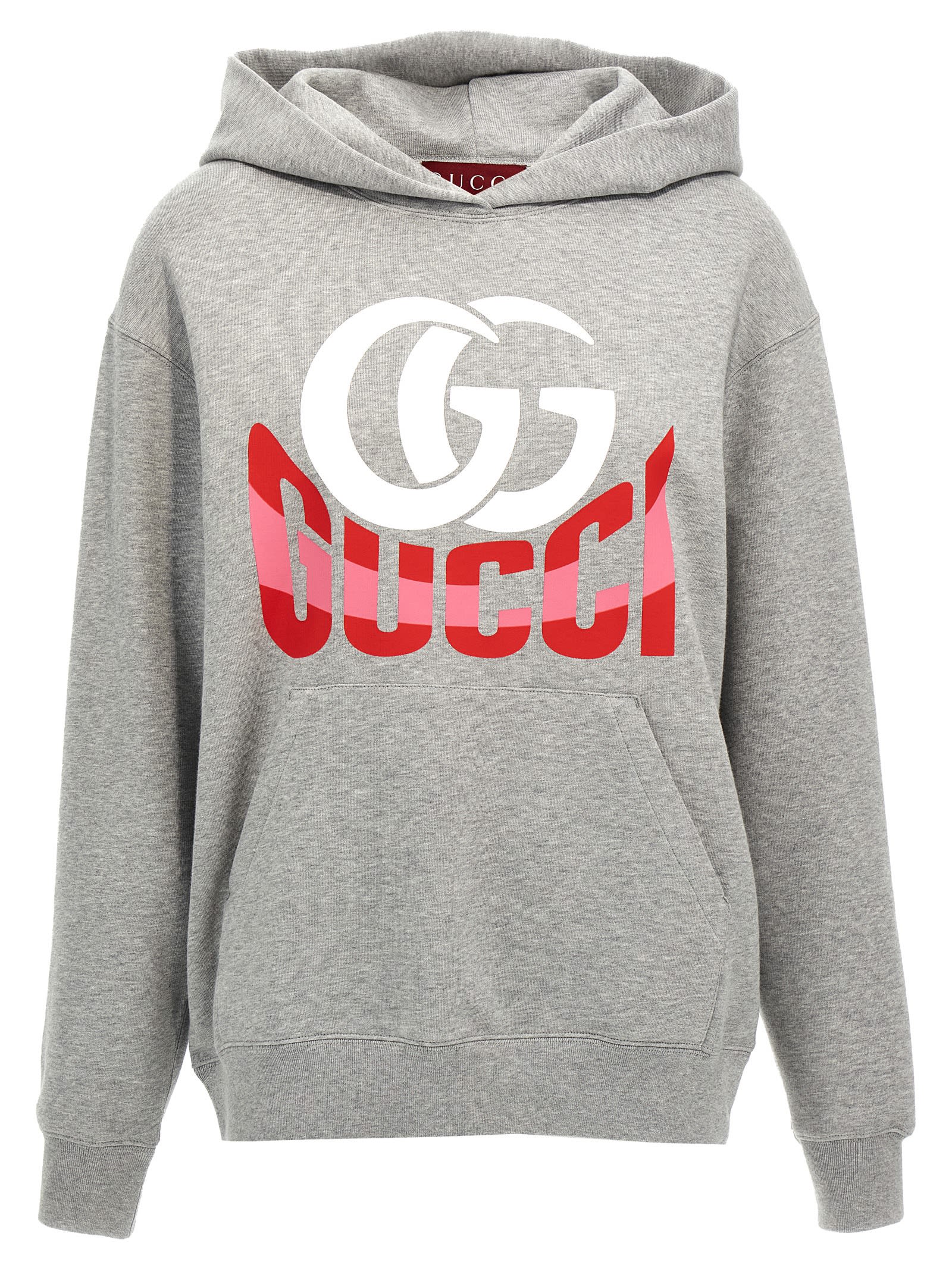 Gucci Logo印花连帽卫衣