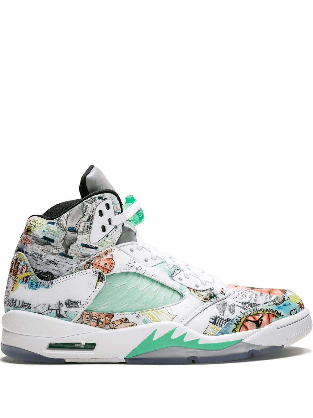 Jordan Air Jordan 5 Retro运动鞋 - 白色