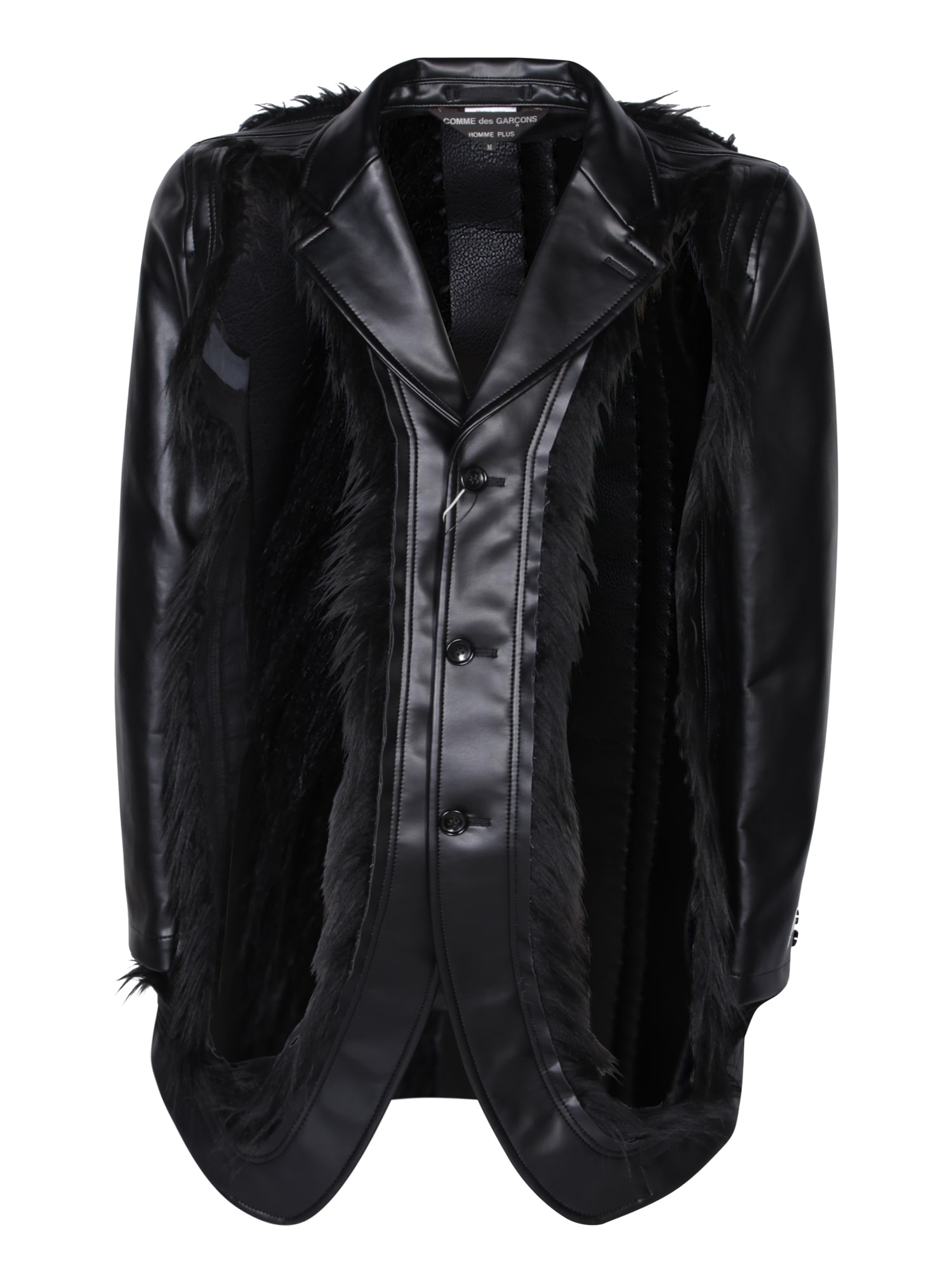 Comme Des Garçons Homme Plus 镂空黑色夹克