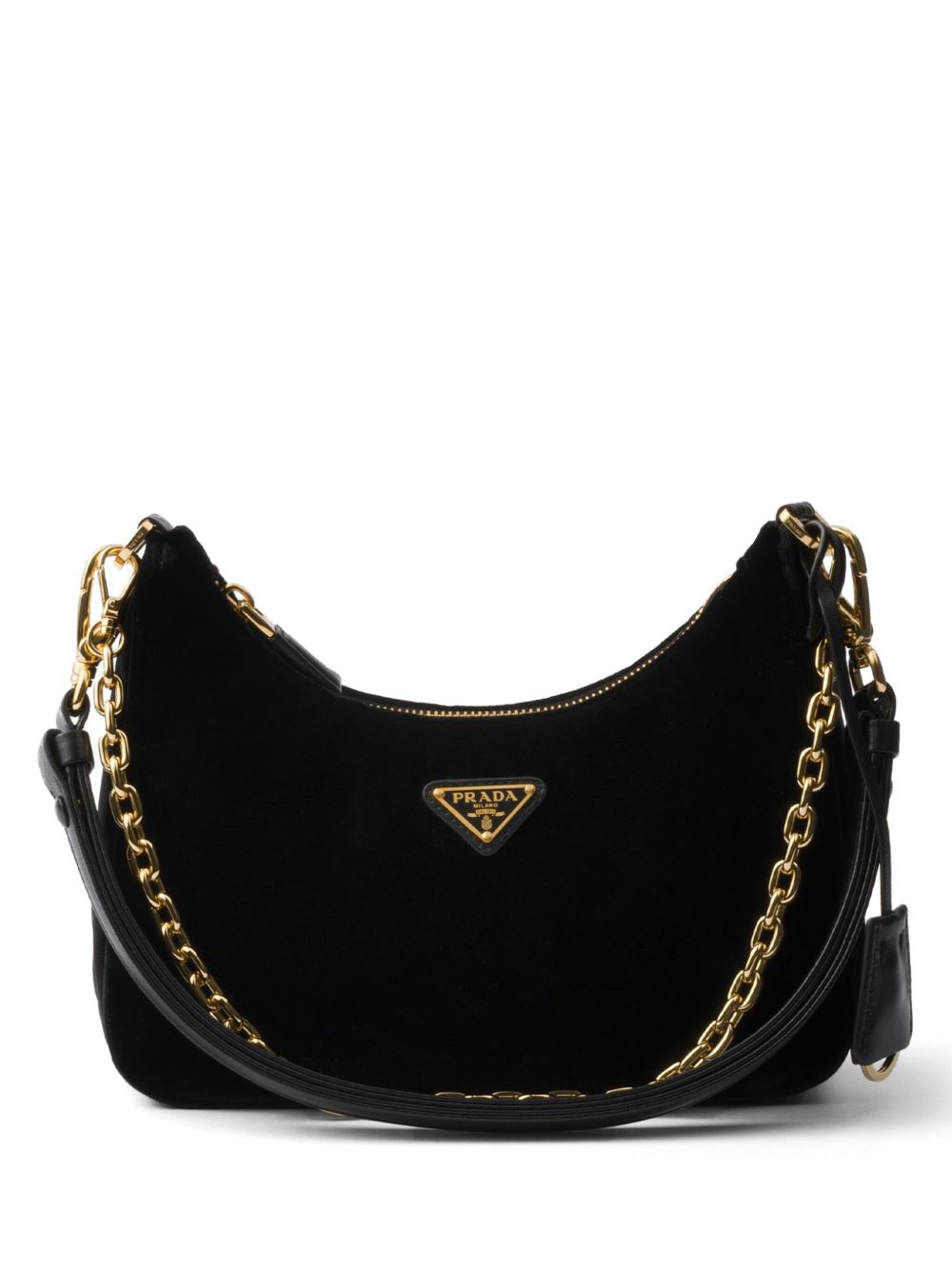 Prada Re-Edition 天鹅绒迷你包 - 黑色