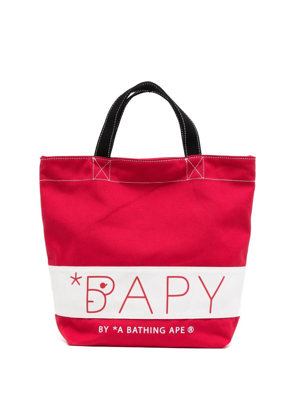 BAPY BY *A BATHING APE® logo印花沙滩包 - 红色