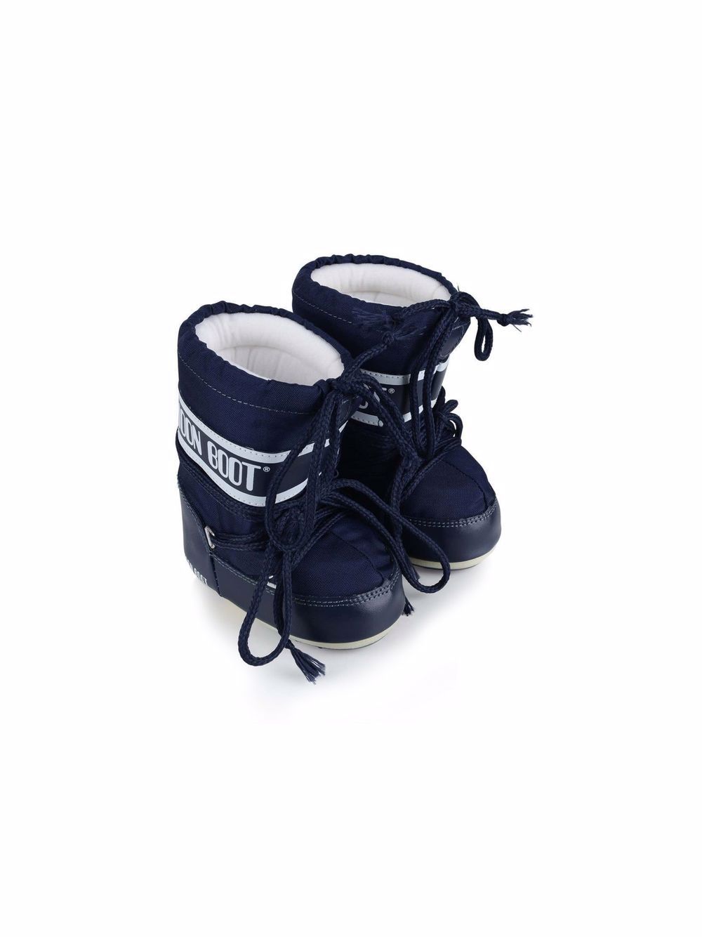 Moon Boot Kids ICON MINI尼龙雪地靴 - 蓝色
