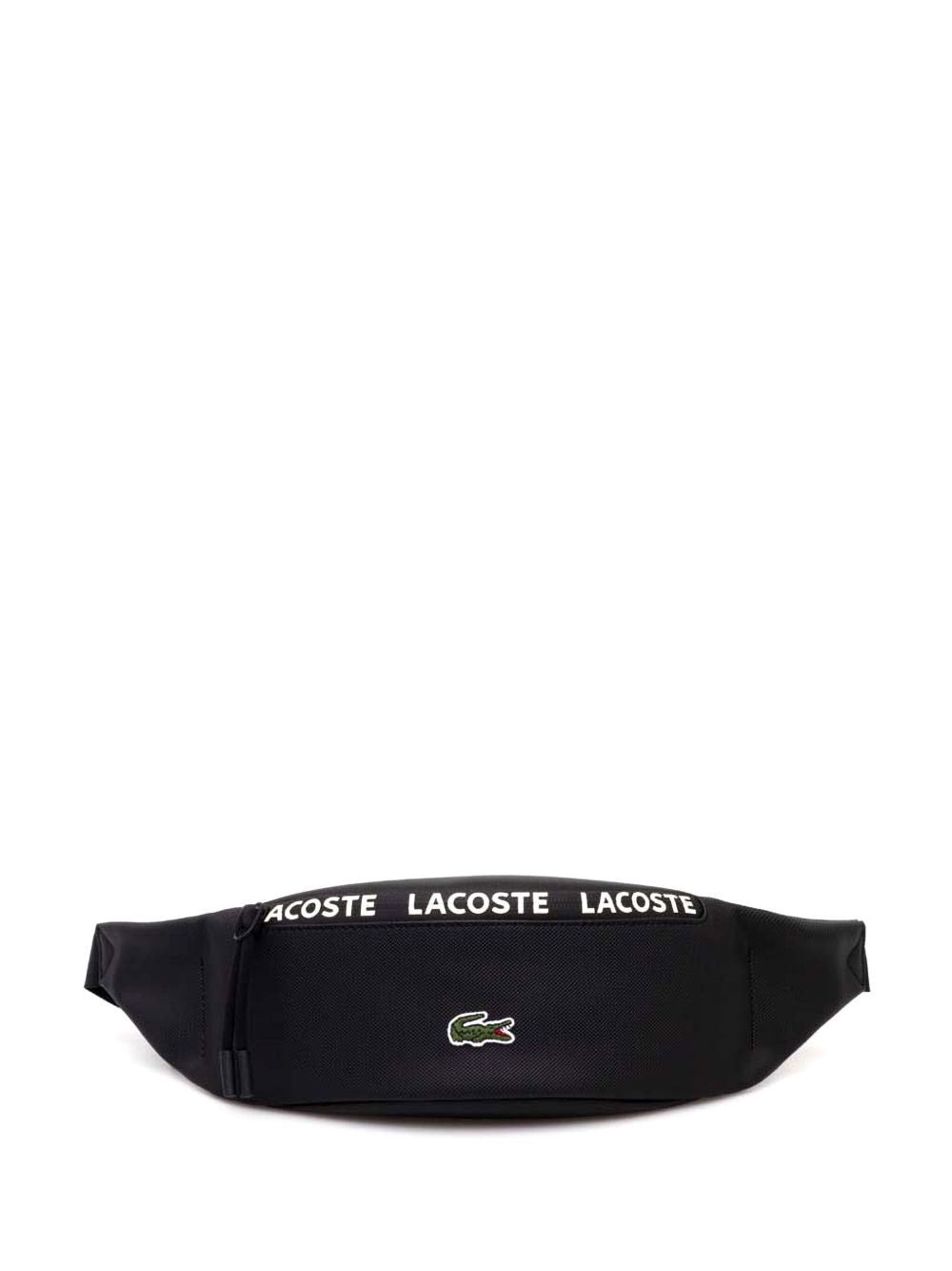 Lacoste logo贴花腰包 - 黑色