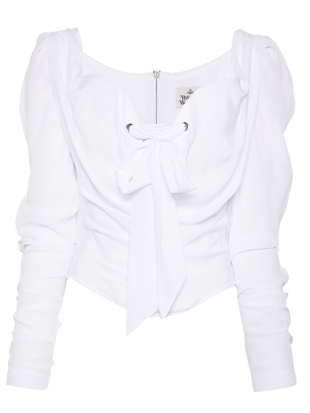 Vivienne Westwood Iwona 紧身胸衣式上衣 - 白色