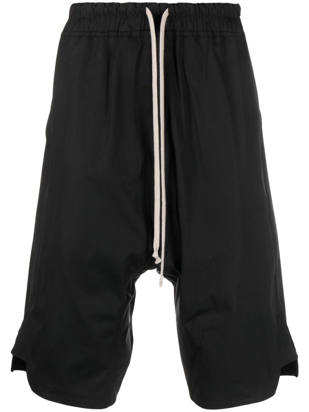 Rick Owens 抽绳运动短裤 - 黑色