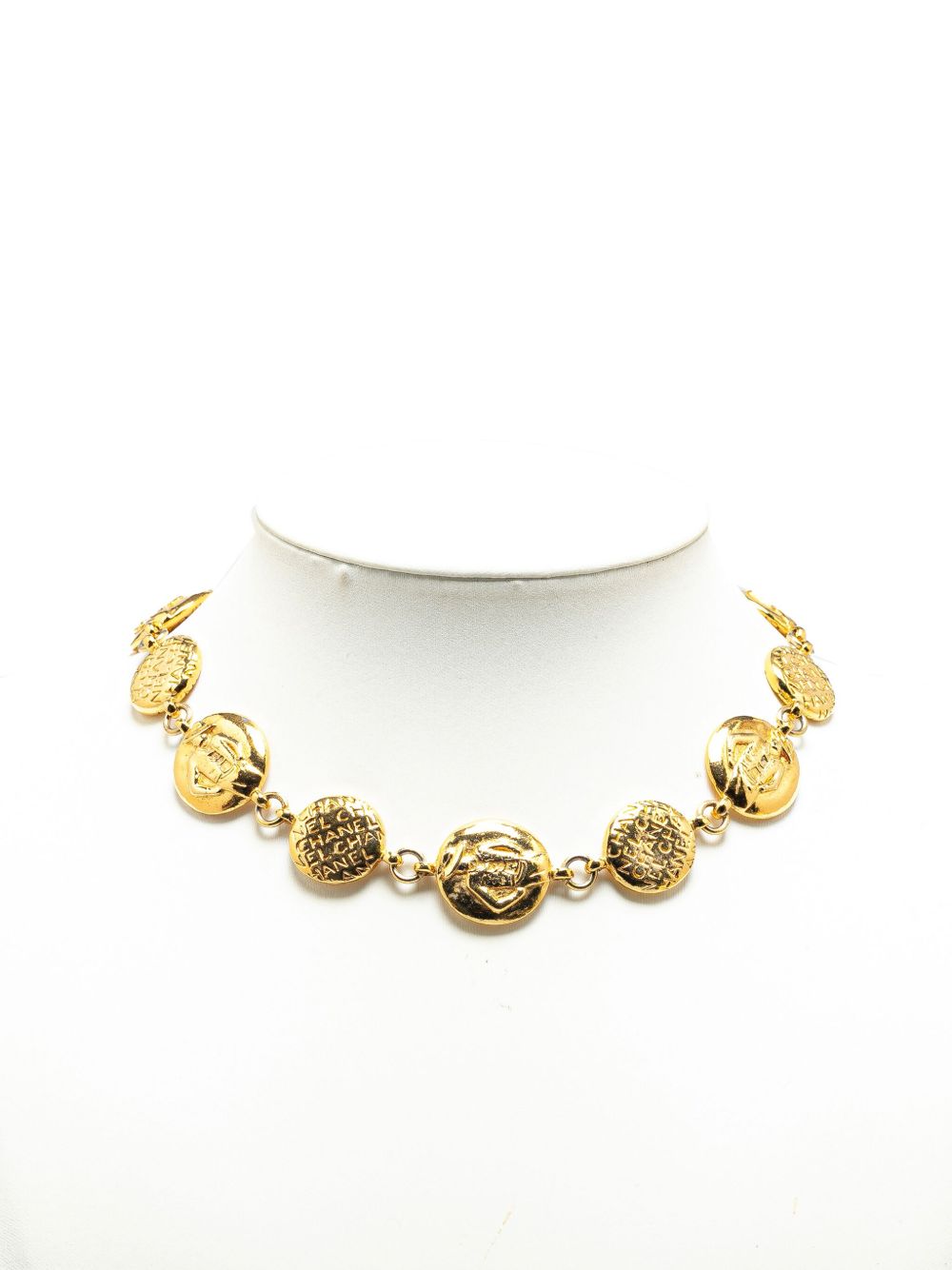 CHANEL Pre-Owned 镀金 Mademoiselle Cambon 项链（1970-1980年典藏款） - 金色