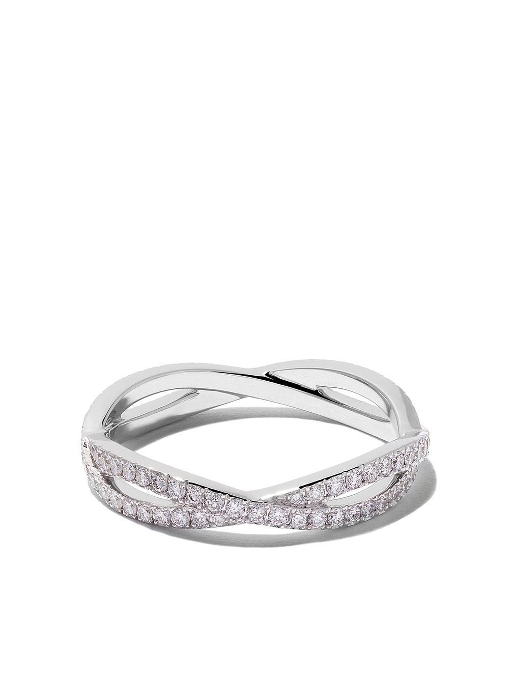 De Beers Jewellers Infinity密镶钻石戒指 - 银色