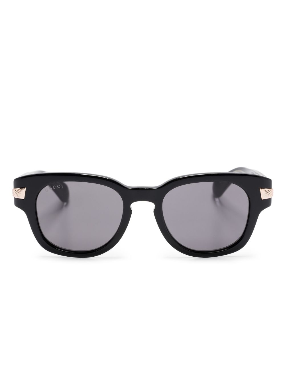 Gucci Eyewear 方框太阳眼镜 - 黑色