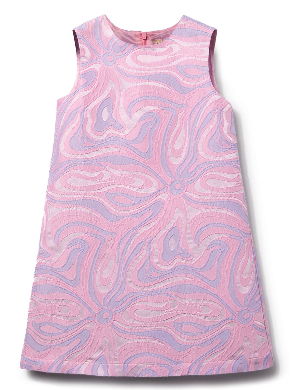 PUCCI Junior Marmo 提花连衣裙 - 粉色