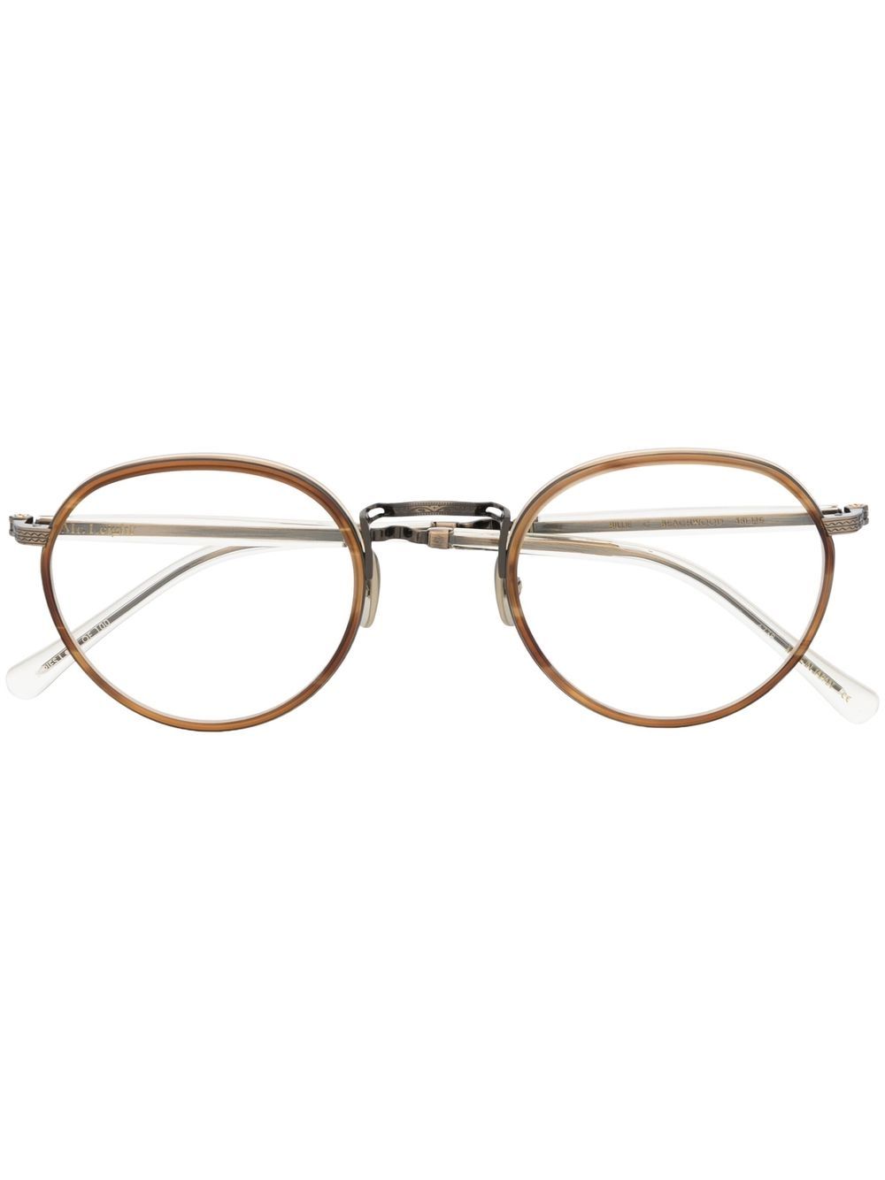 Garrett Leight 圆框眼镜 - 金色