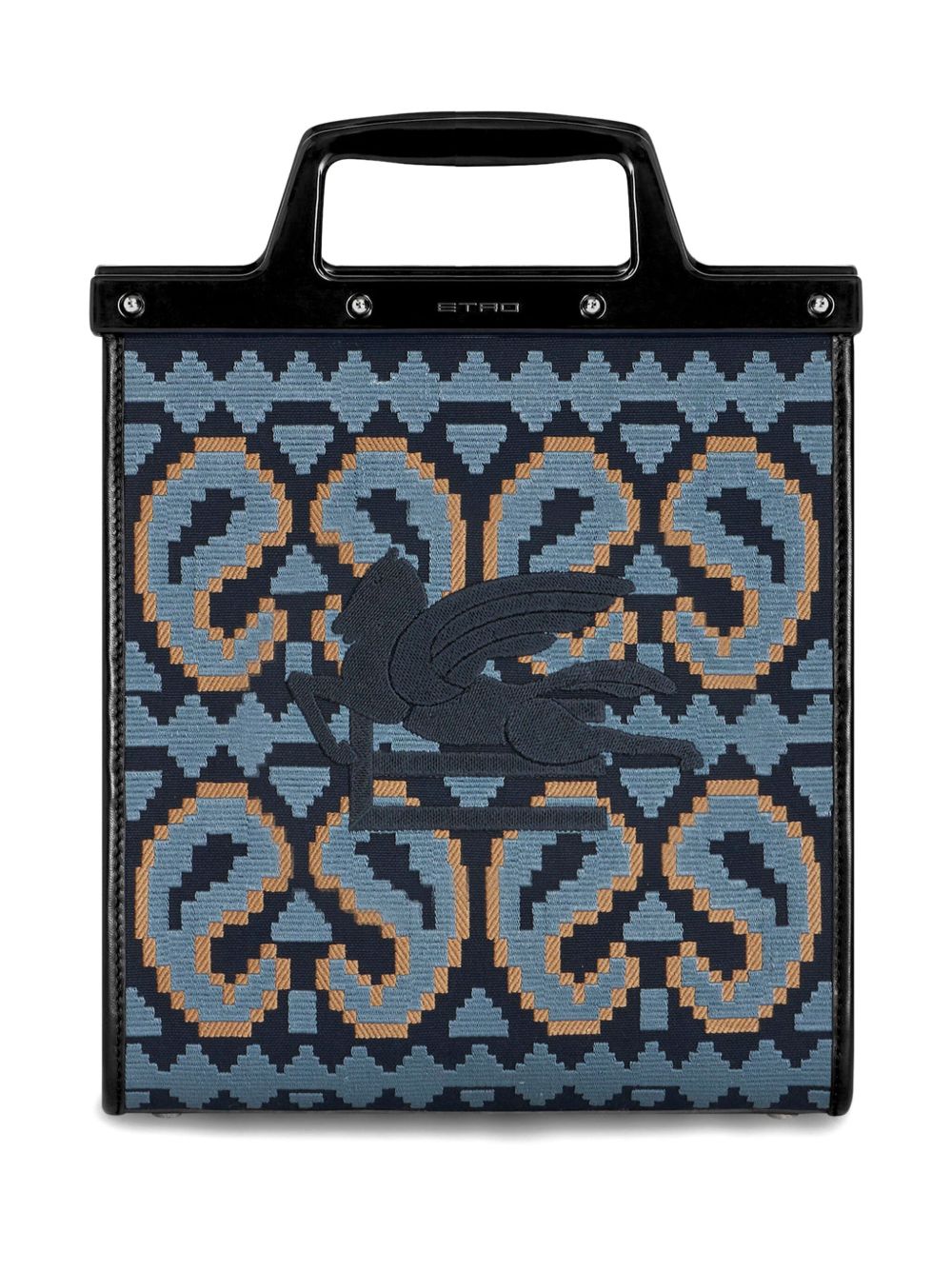 ETRO Love Trotter 中号手提包 - 蓝色