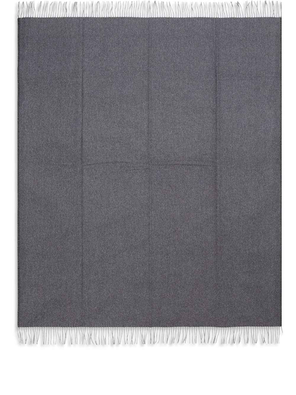 alonpi cashmere Melrose 流苏细节盖毯 - 灰色