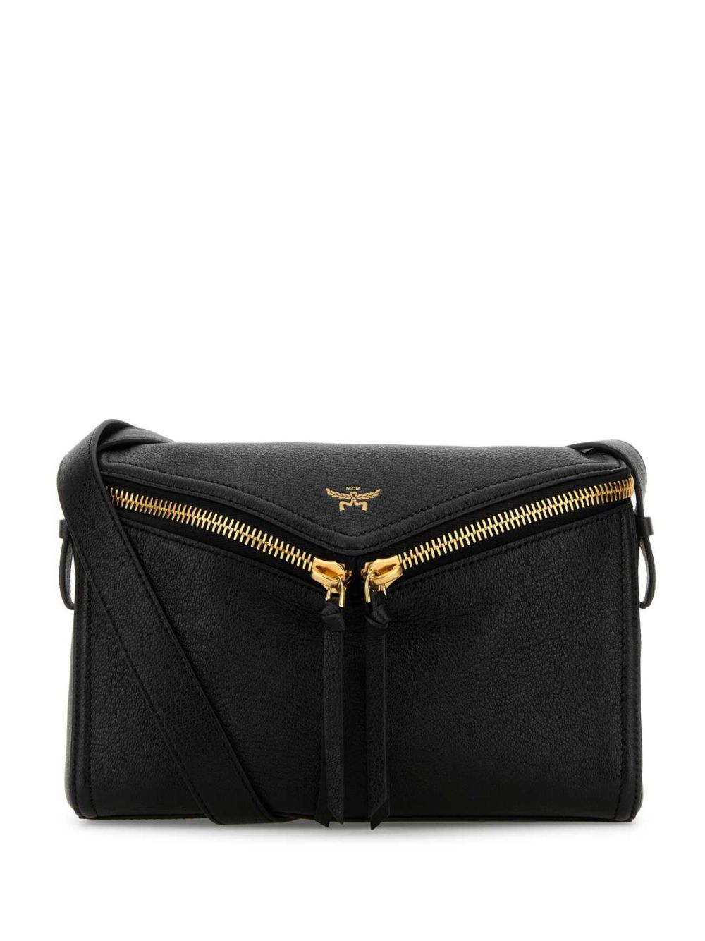MCM Diamant 3D 斜挎包 - 黑色