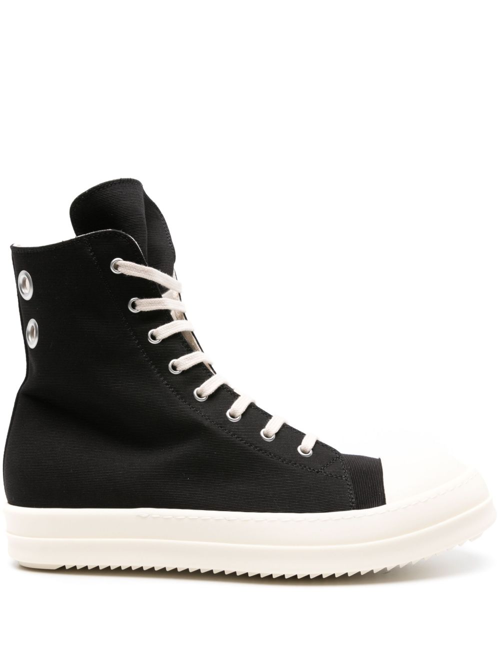 Rick Owens DRKSHDW 高帮板鞋 - 黑色