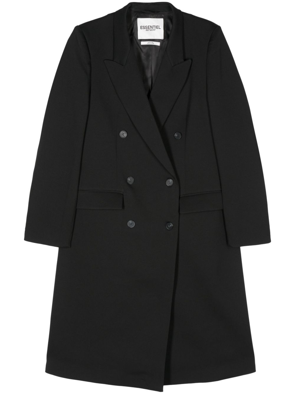 Essentiel Antwerp 双排扣外套 - 黑色