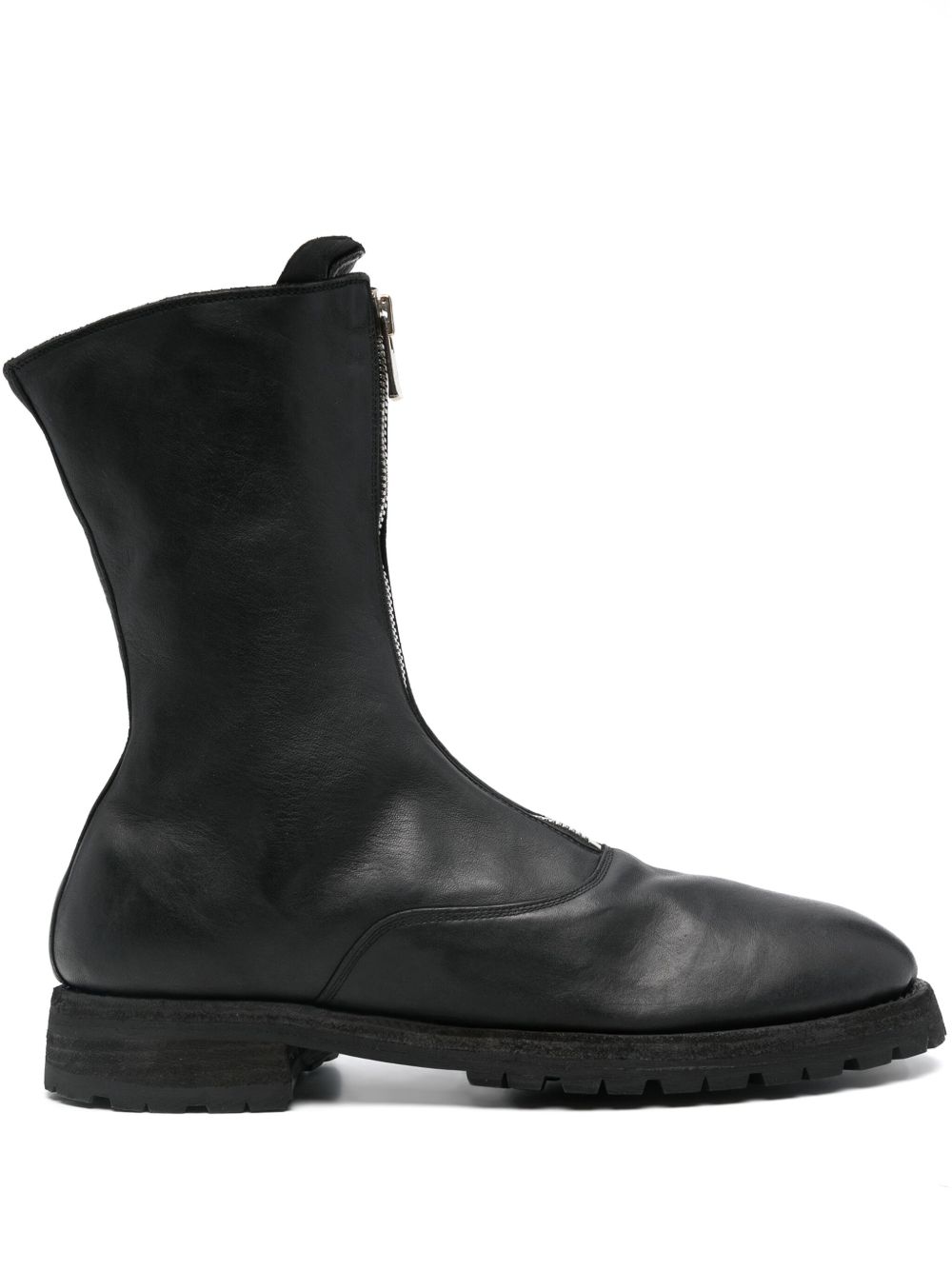 Guidi 310 中筒靴 - 黑色