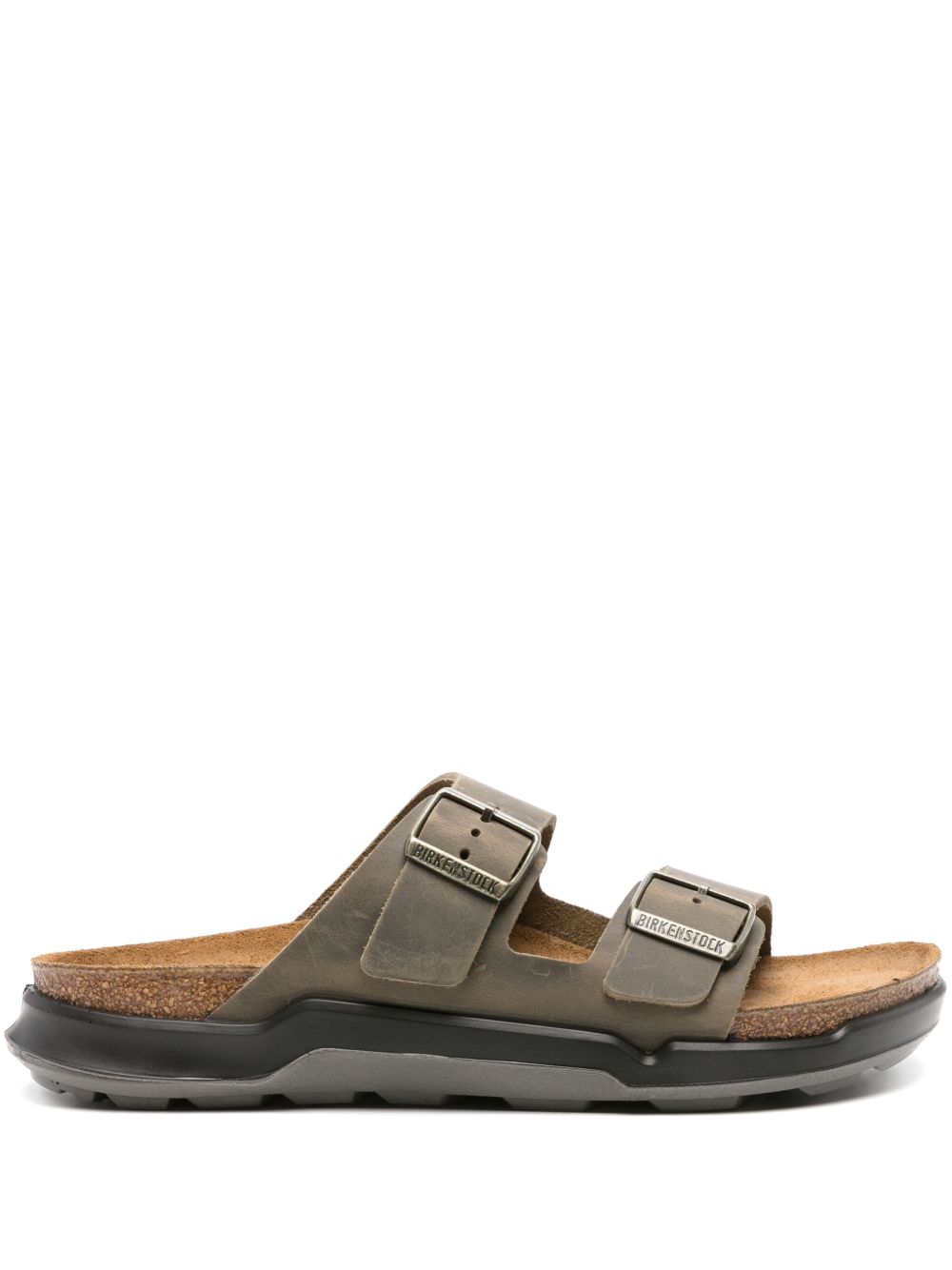 Birkenstock Arizona 绒面皮凉鞋 - 绿色