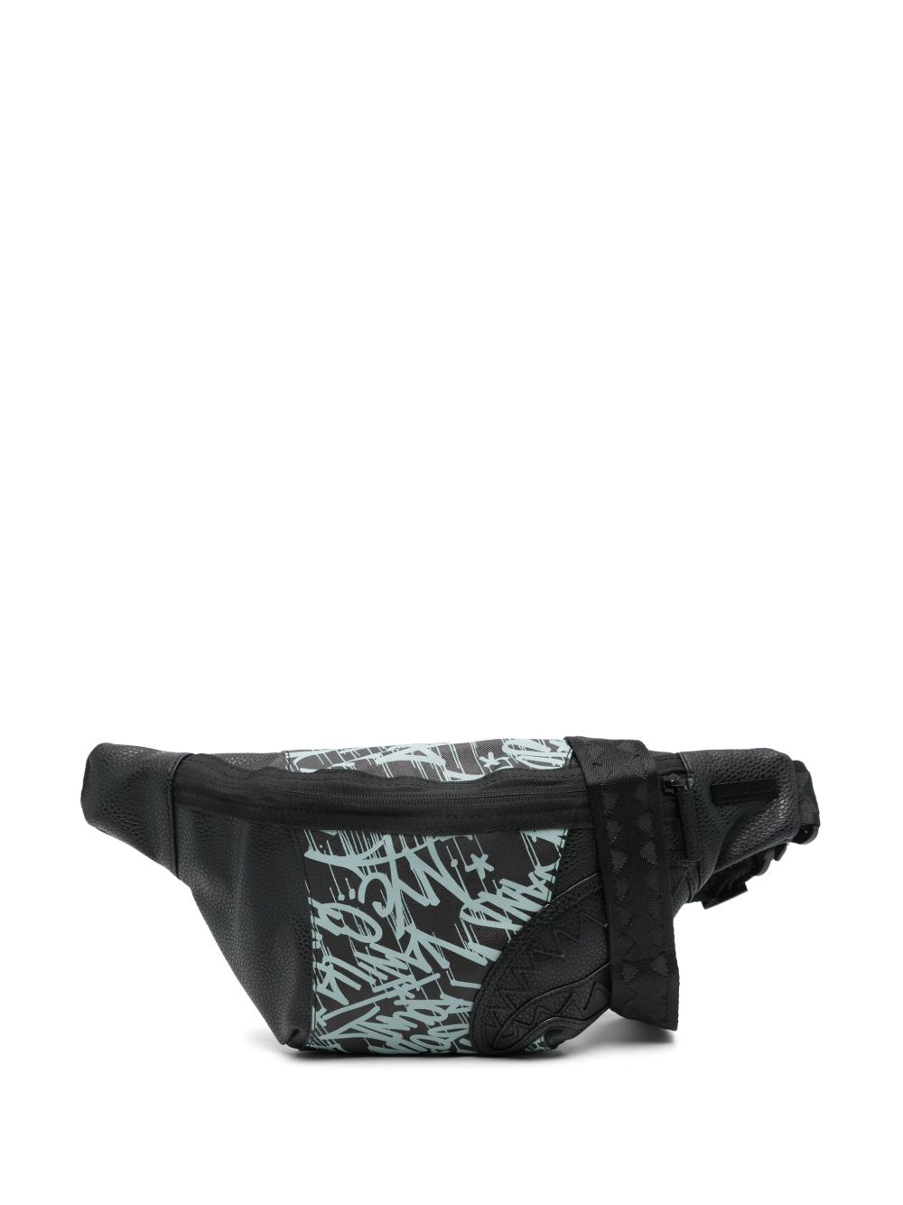 sprayground kid Midnight Raceway Graffiti 腰包 - 黑色