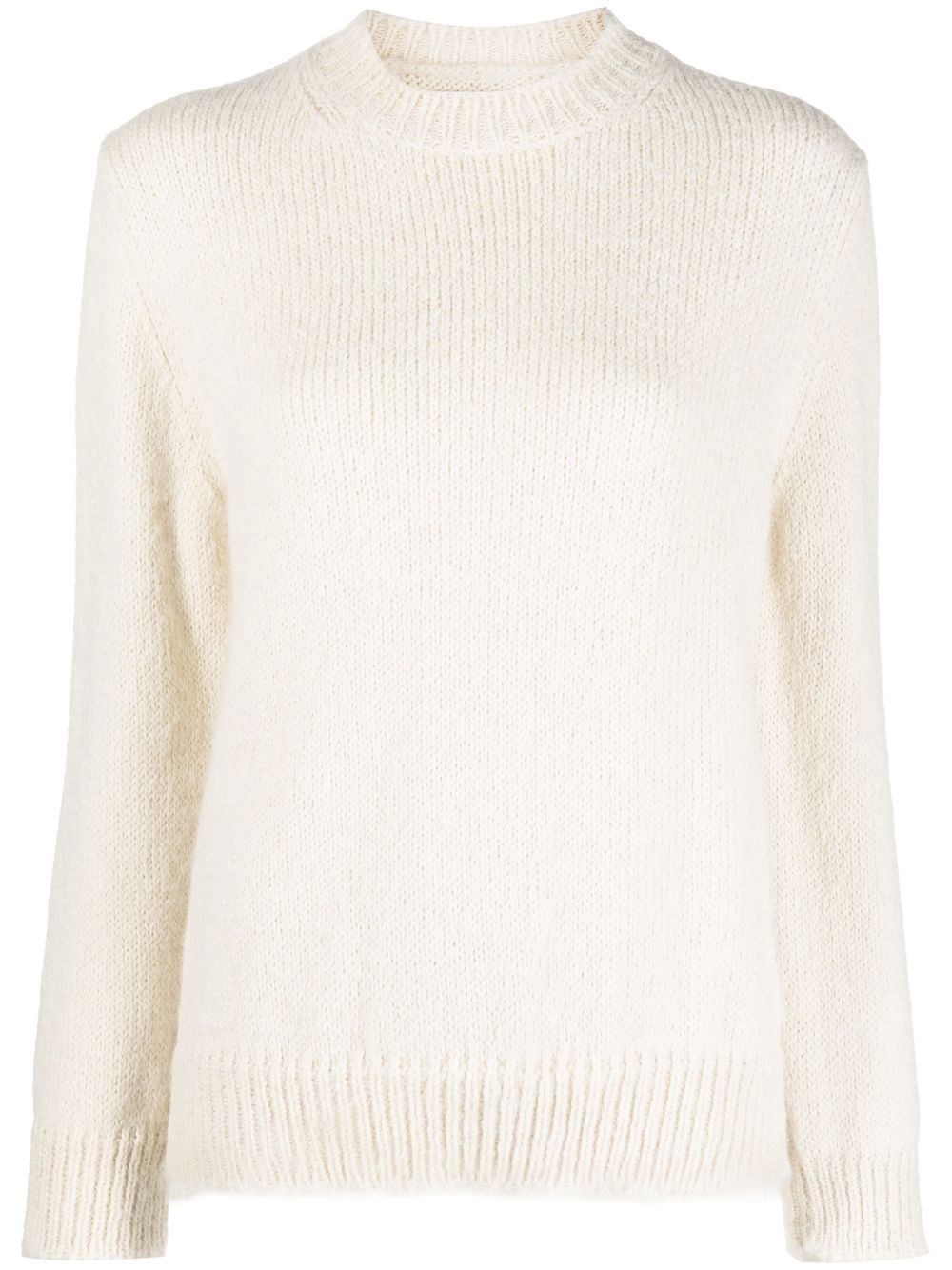 Jil Sander 圆领毛衣 - 白色