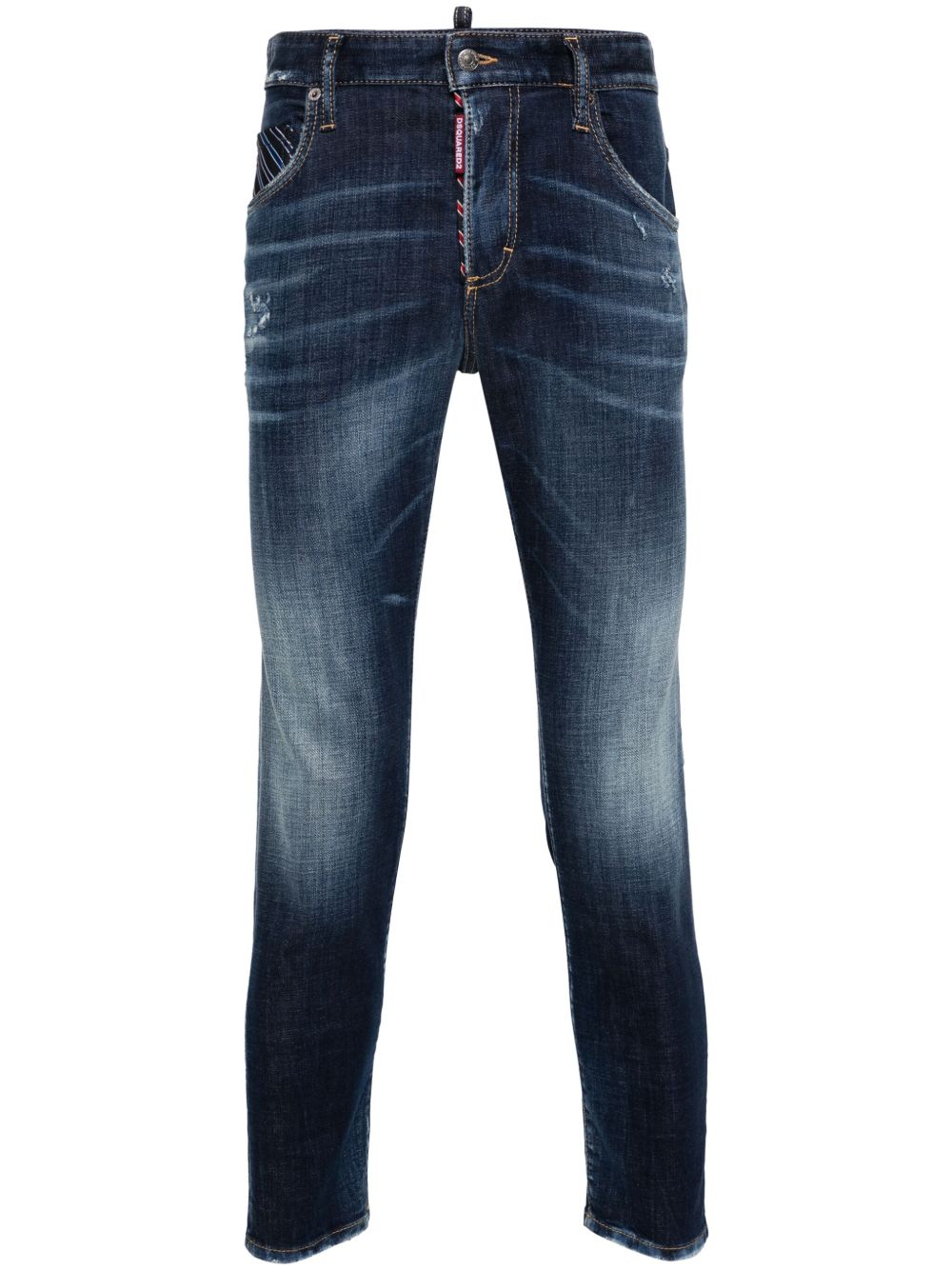DSQUARED2 Skater 紧身牛仔裤 - 蓝色