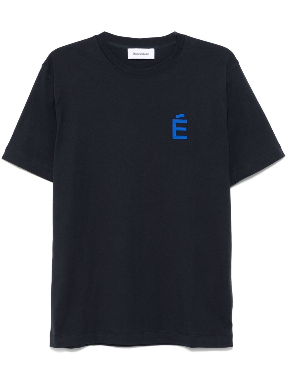 Etudes logo-appliqué T-shirt - 蓝色