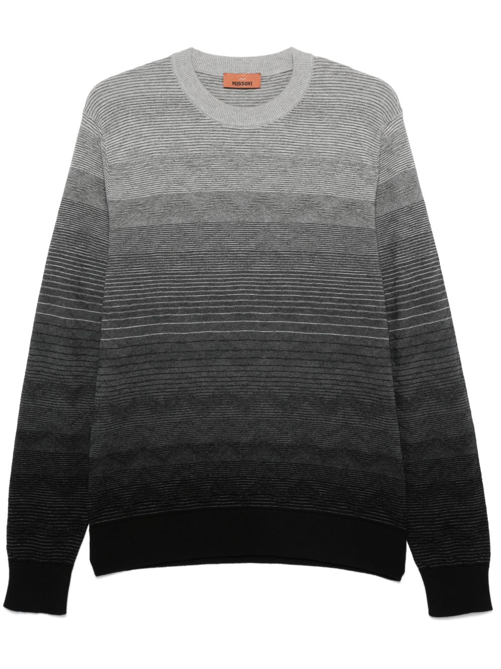 Missoni Z字形图案毛衣 - 灰色