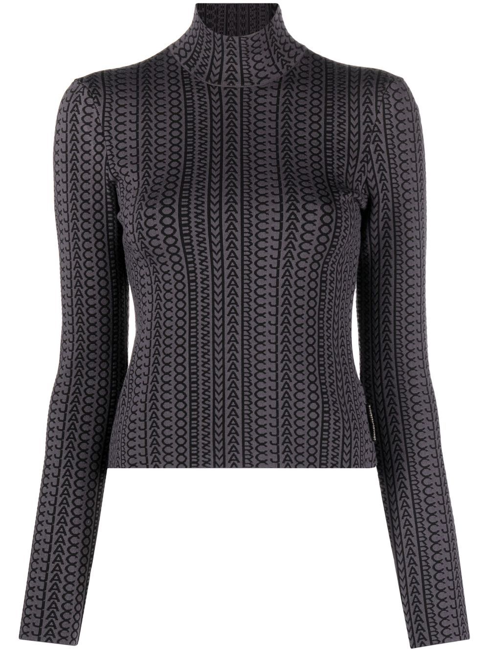 Marc Jacobs The Monogram 密织企领毛衣 - 灰色