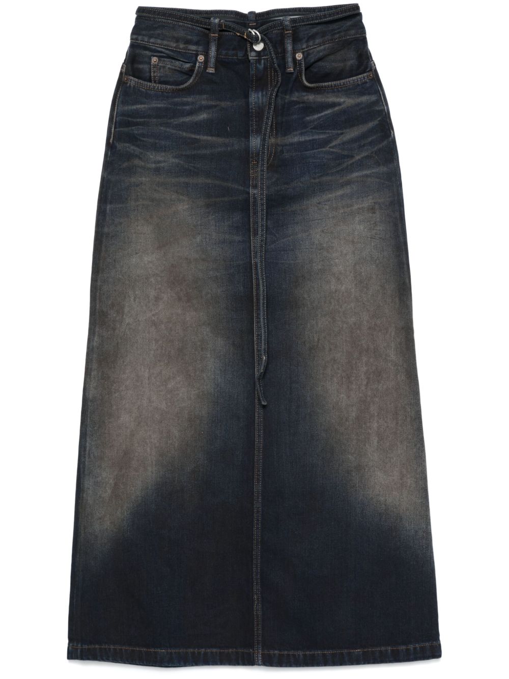 Acne Studios 超长牛仔半身裙 - 蓝色