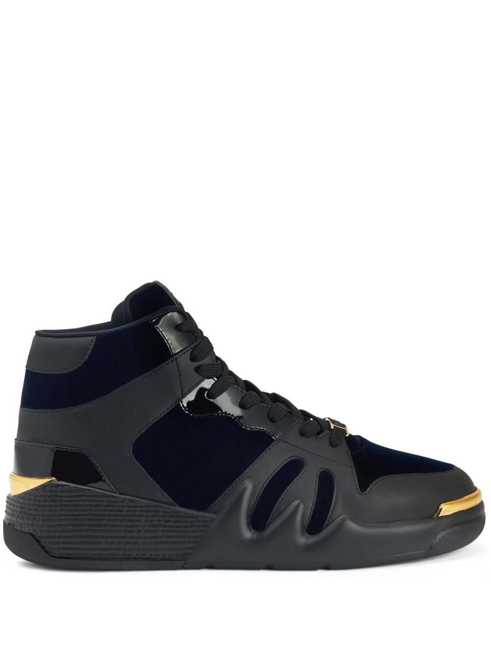 Giuseppe Zanotti Talon 高帮运动鞋 - 黑色