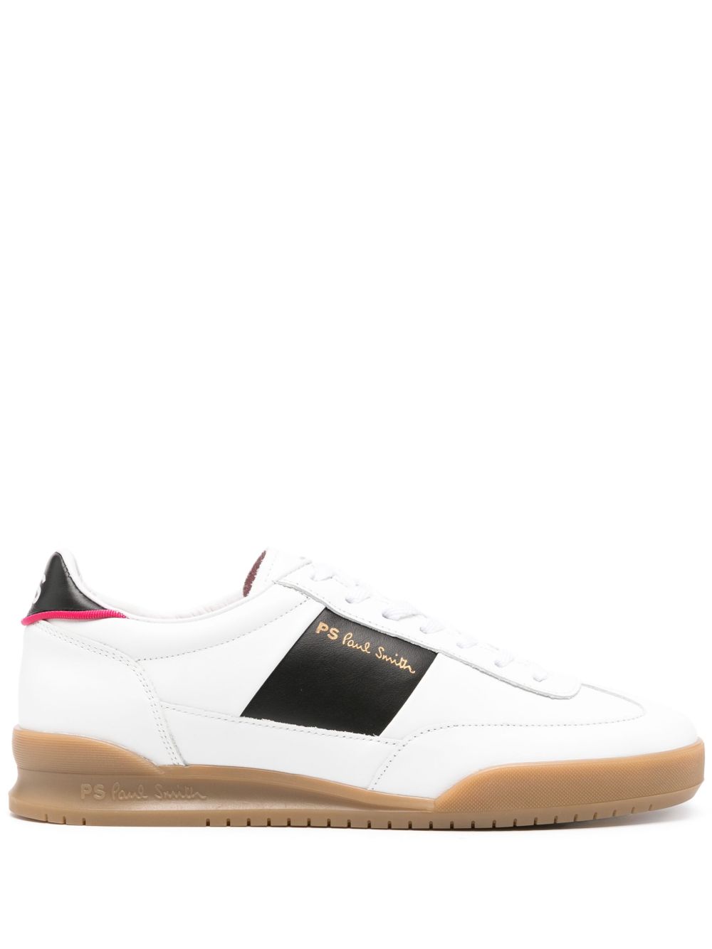 Paul Smith 皮质运动鞋 - 白色