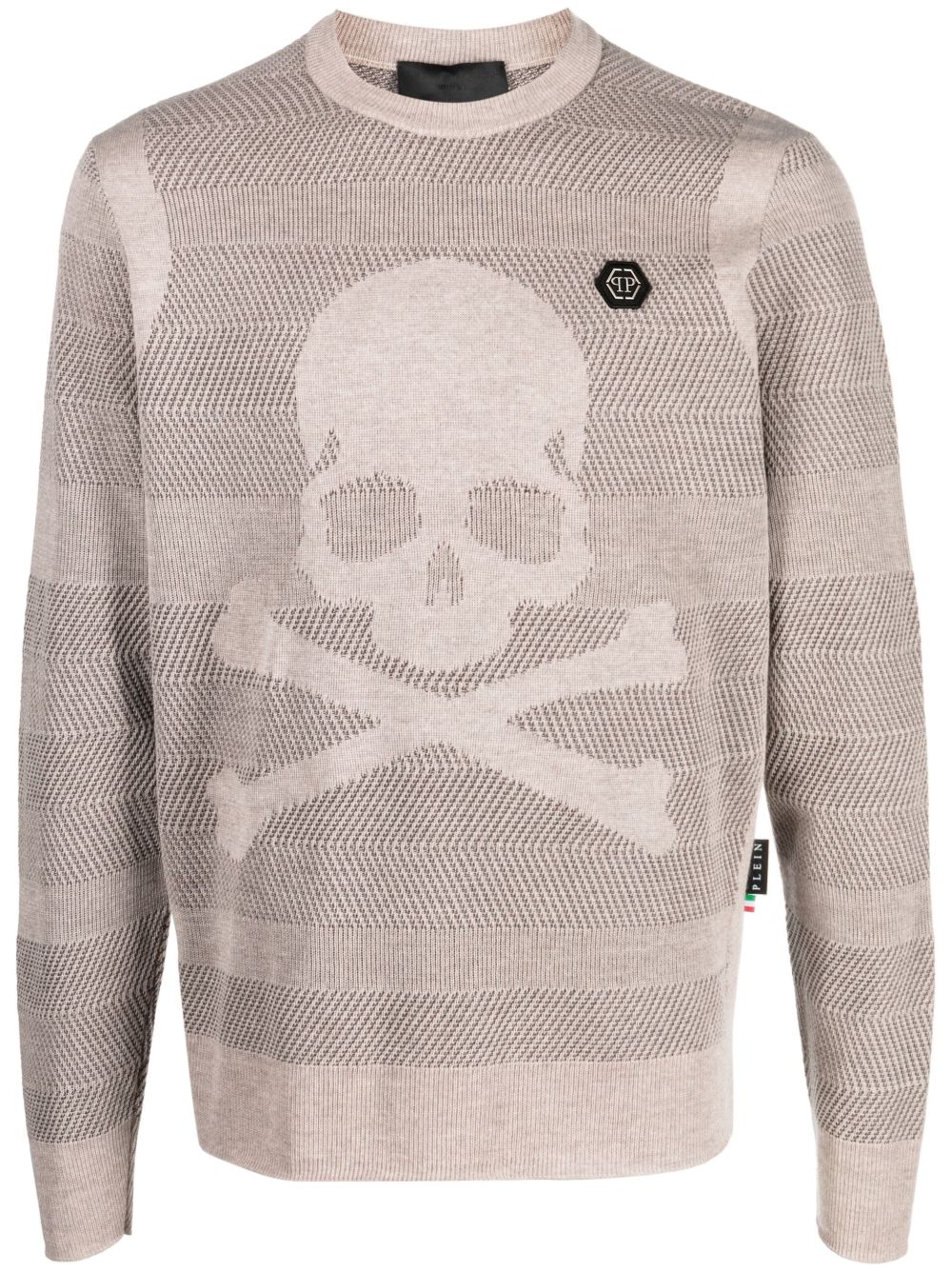 Philipp Plein Skull&Bones 羊毛混纺毛衣 - 中性色