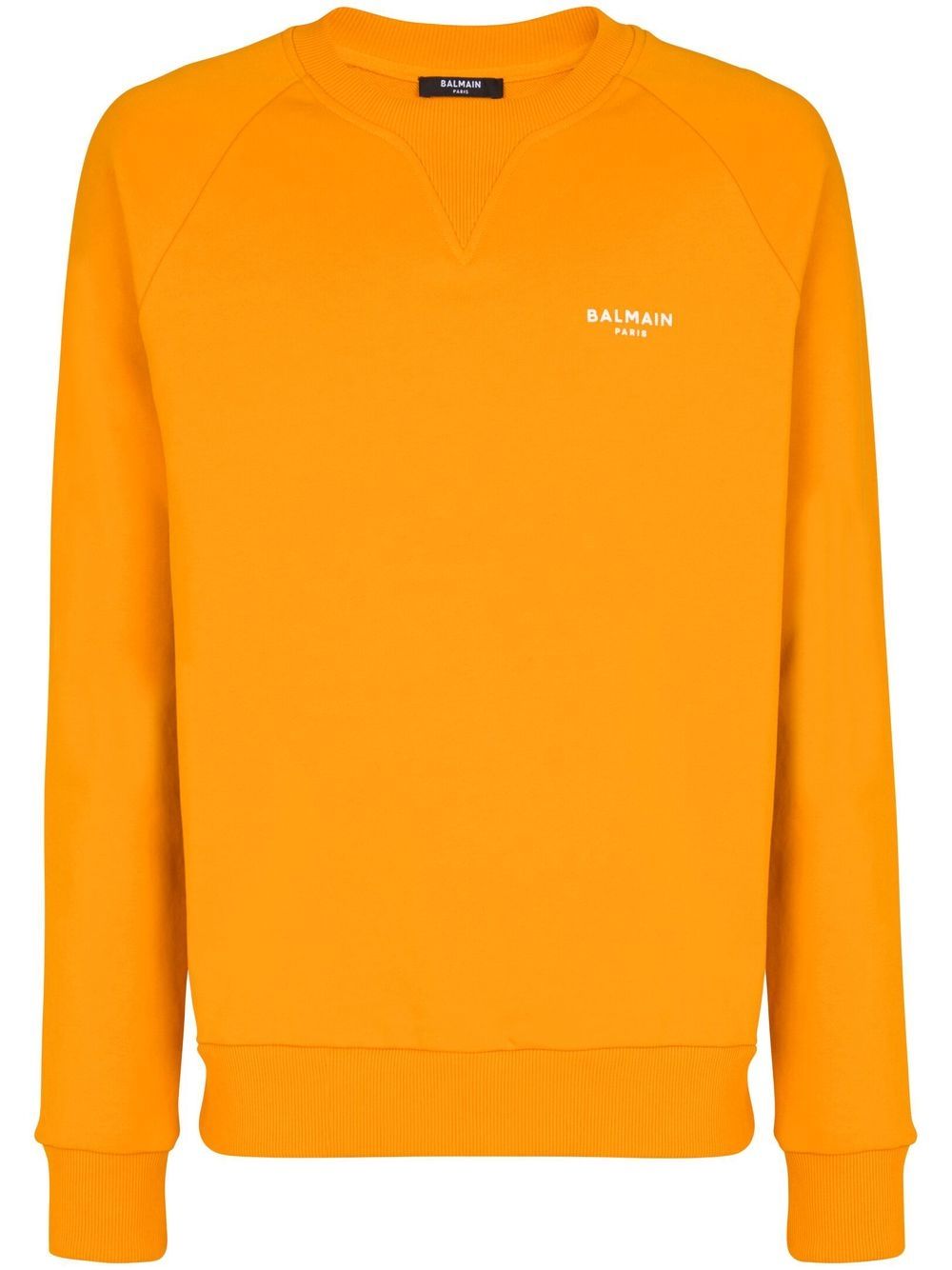 Balmain logo印花卫衣 - 橘色