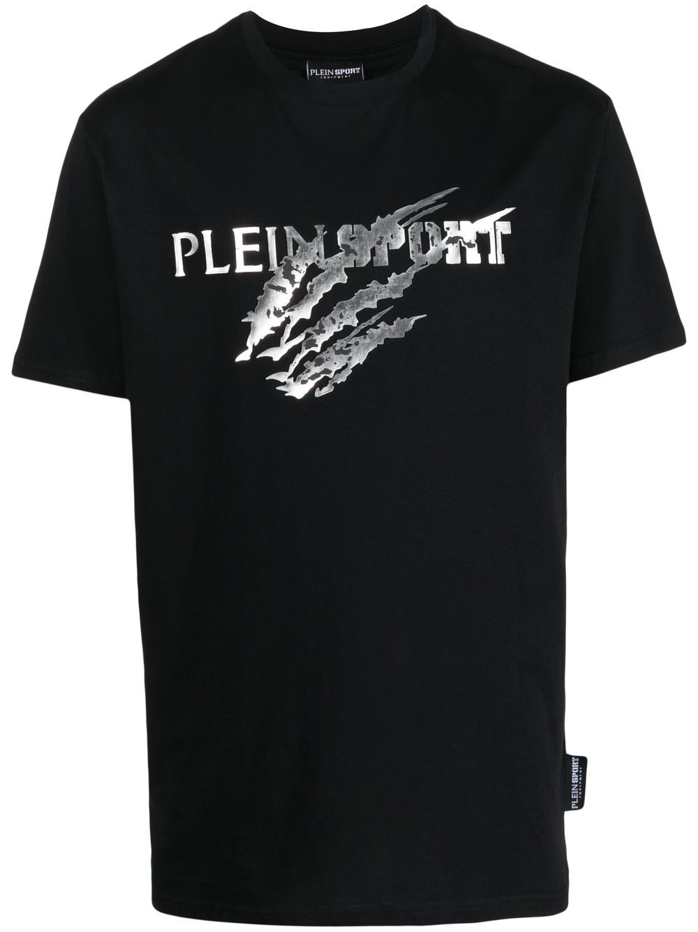 Plein Sport logo印花T恤 - 黑色