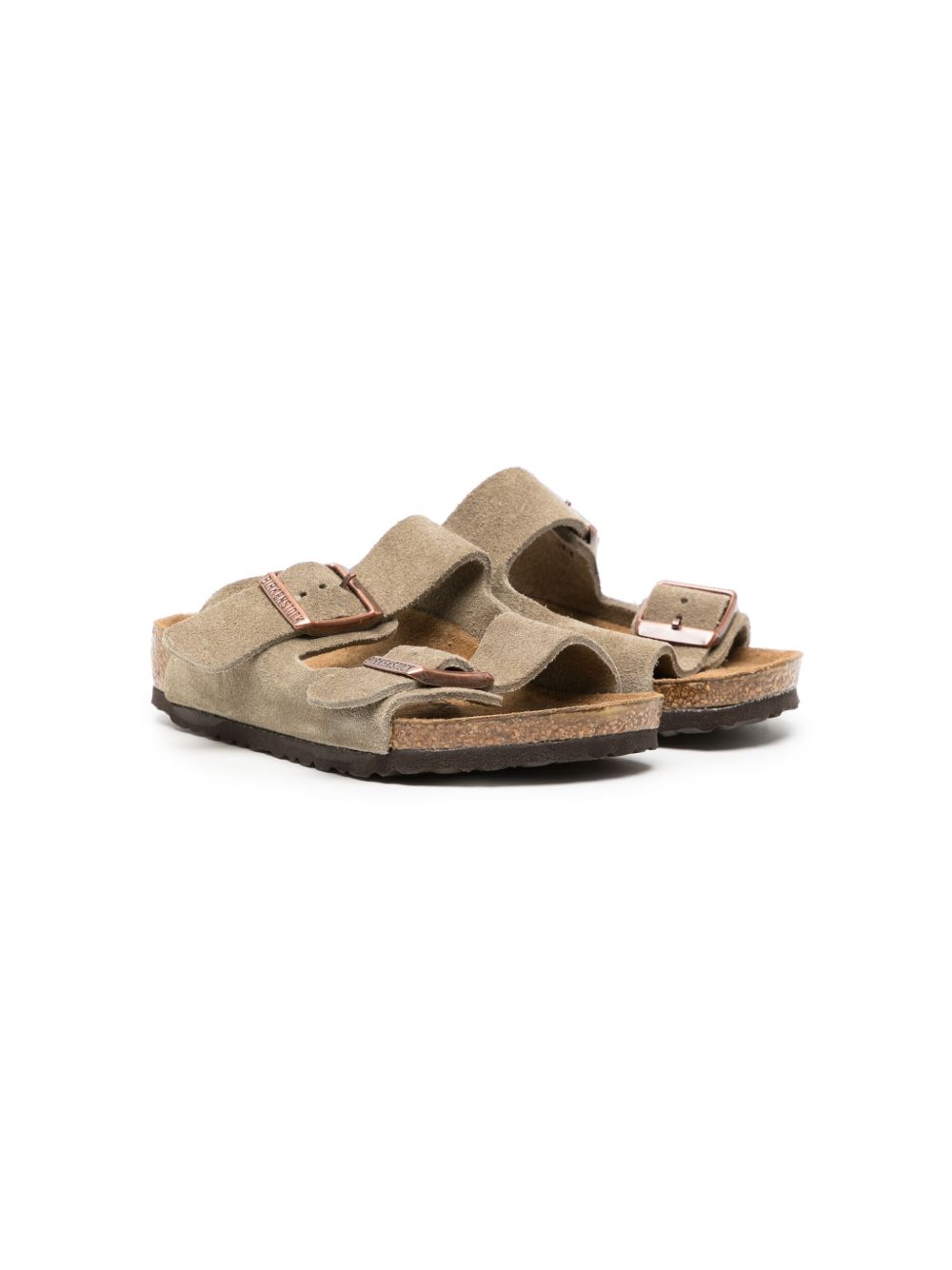 Birkenstock Kids Arizona 露趾凉鞋 - 中性色