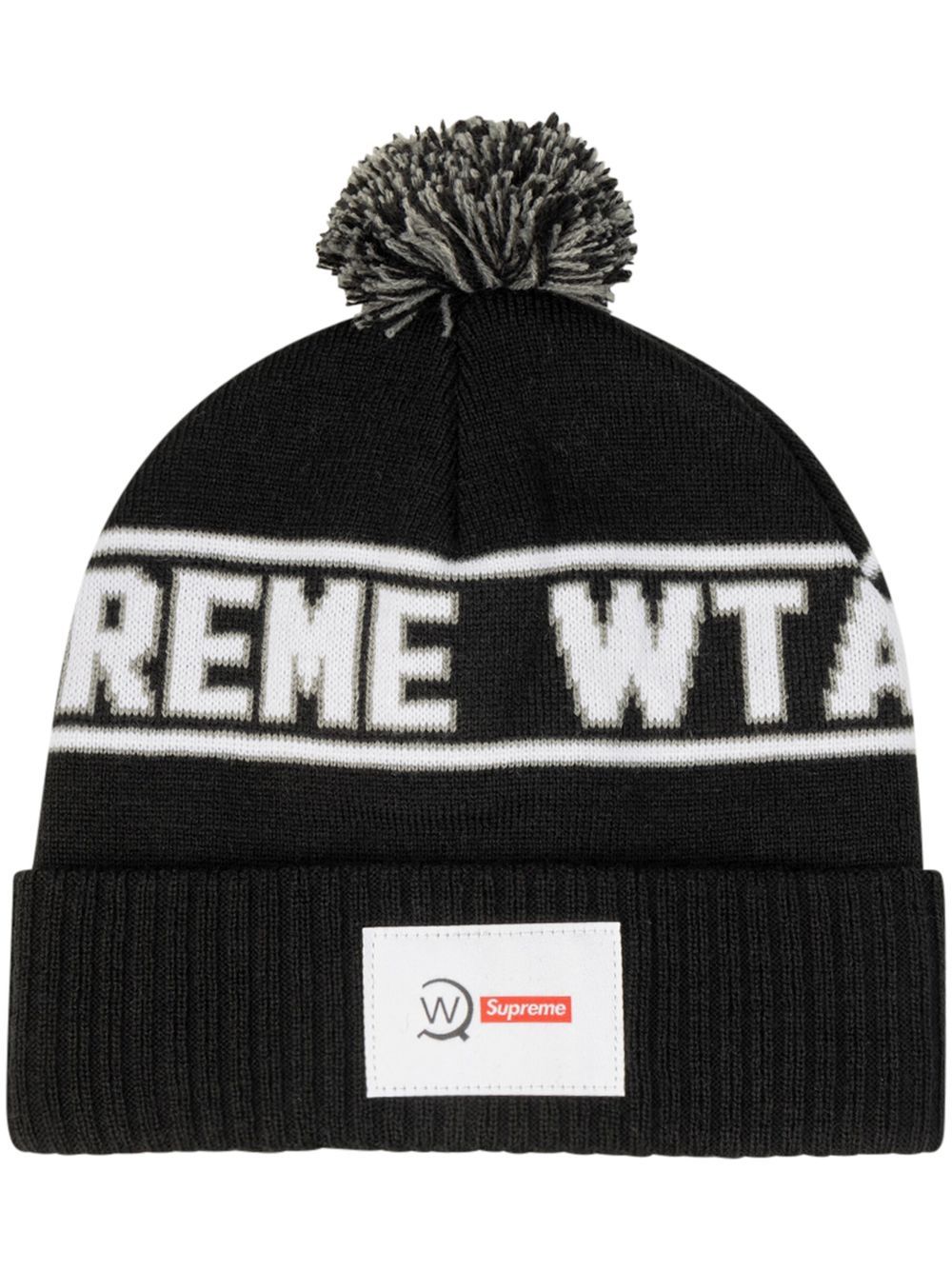 Supreme x WTAPS 套头帽 - 黑色