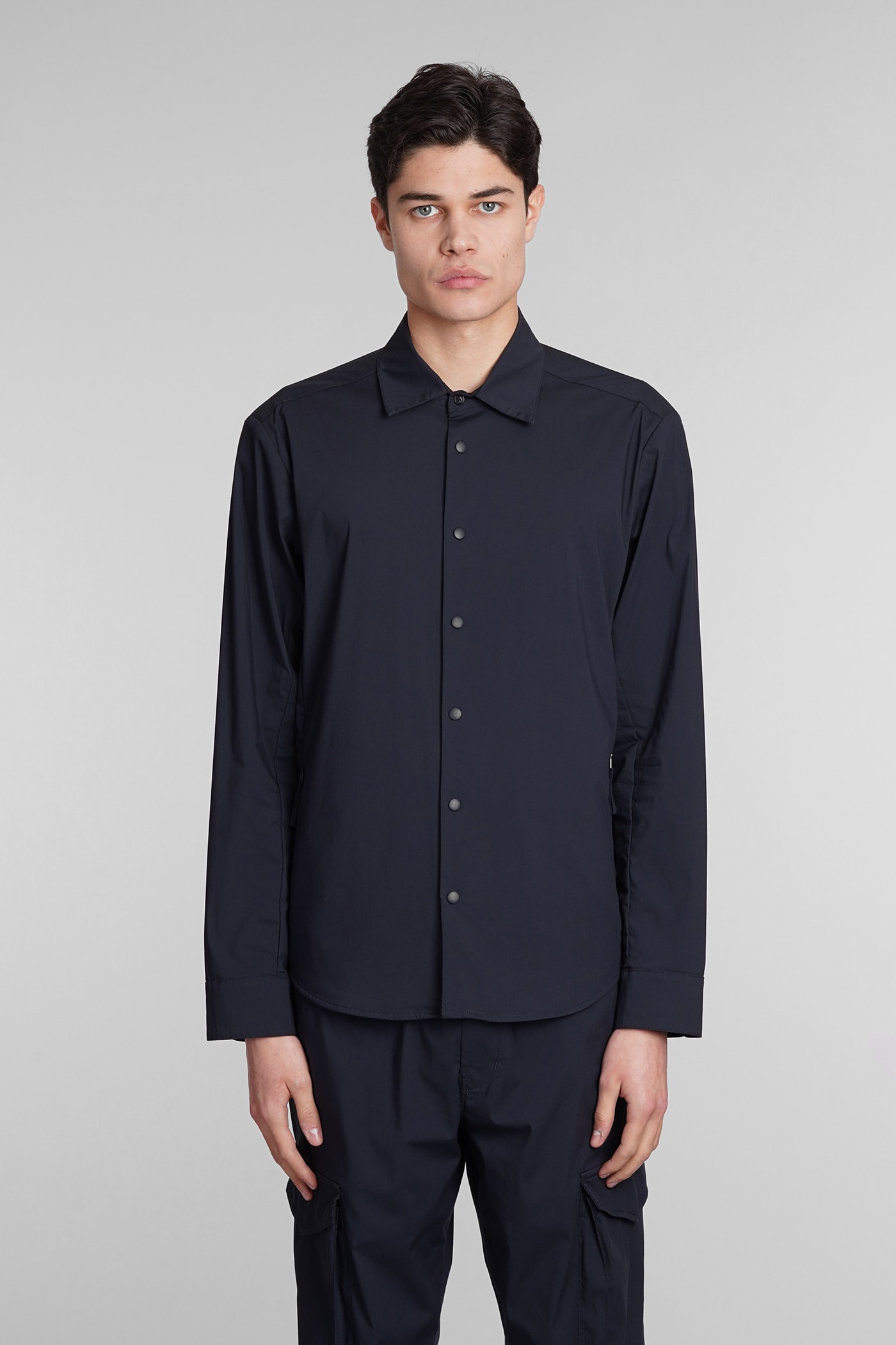 Aspesi Long Sleeved Press-stud Shirt