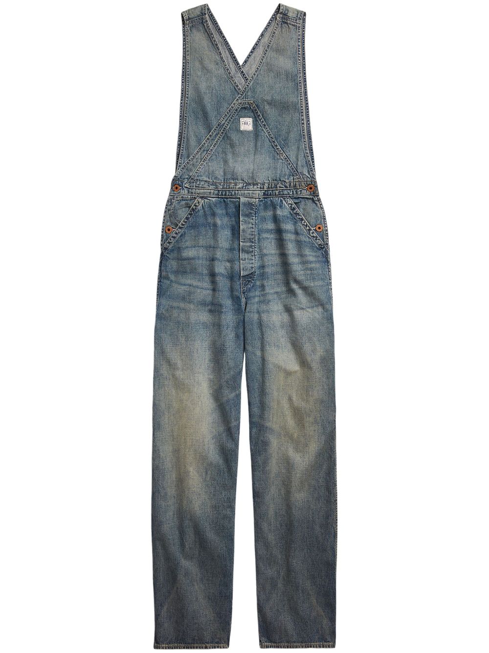 Ralph Lauren RRL Selma 背带裤 - 蓝色