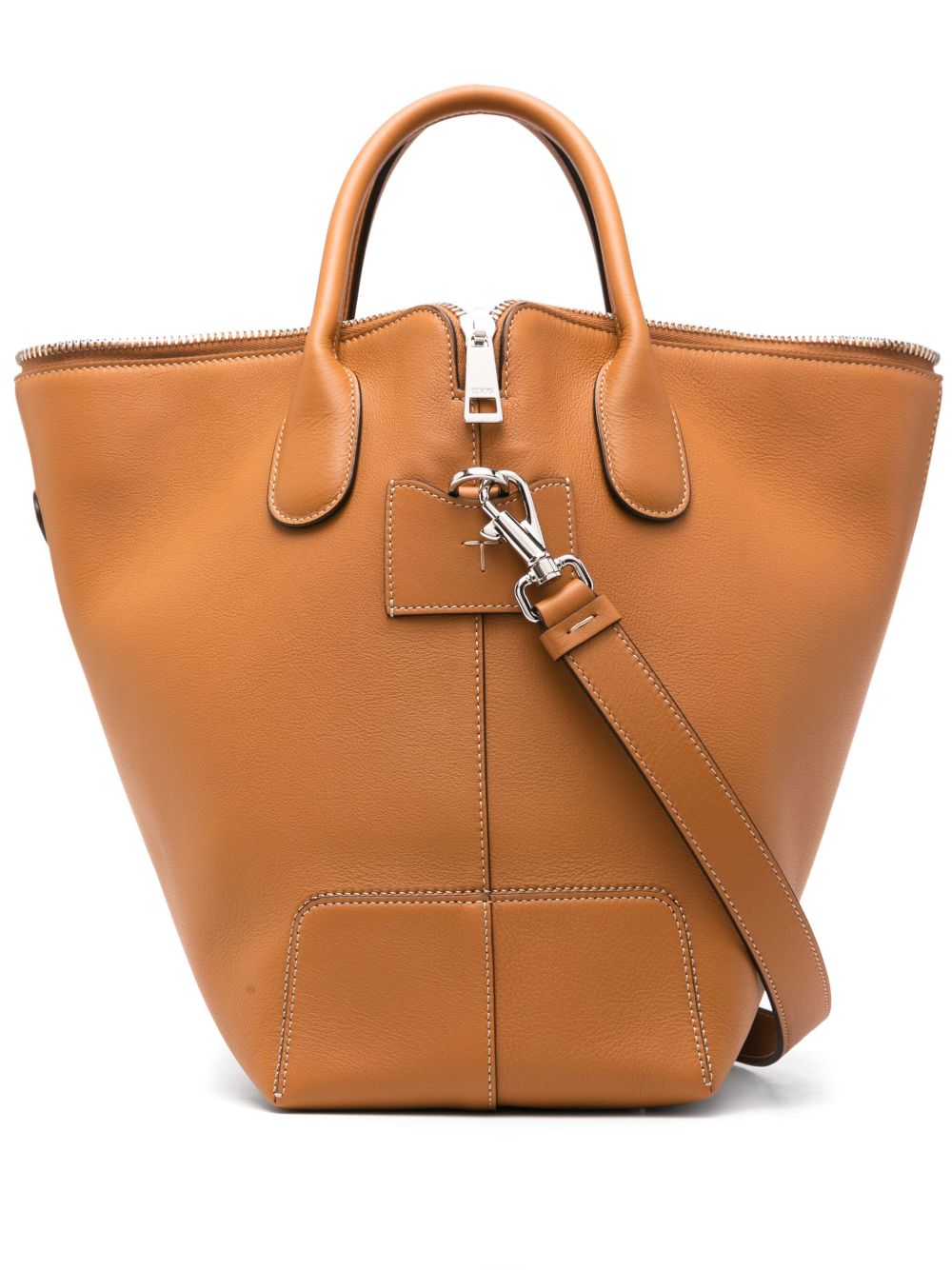 Tod's Swing 中号手提包 - 橘色