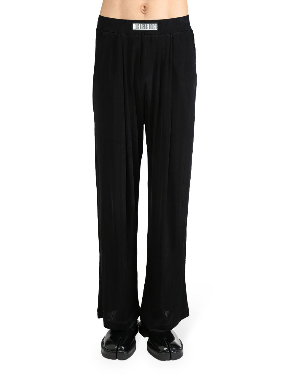 LGN LOUIS GABRIEL NOUCHI straight-leg trousers - 黑色