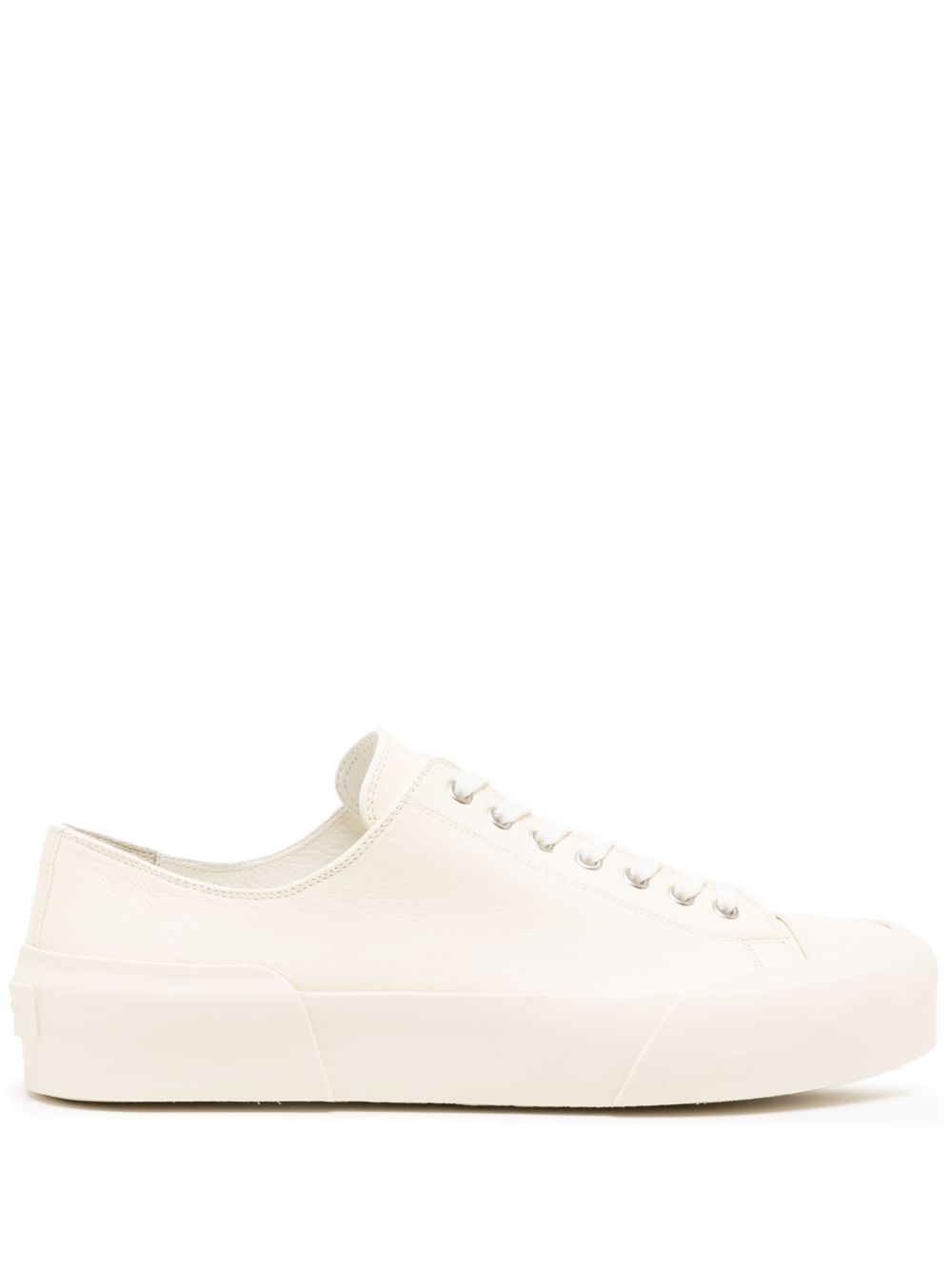 Jil Sander 皮质低帮运动鞋 - 中性色